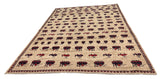 26779- Balutch War Rug/ Persian Hand-knotted Authentic/Nomadic/Tribal Rug/Carpet/ Size: 9'9" x 6'11"