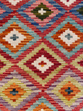 26046- Kelim Hand-Woven/Flat Weaved/Handmade Afghan /Carpet Tribal/Nomadic Authentic/Size: 3'2" x 2'4"