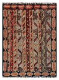 26322-Chobi Ziegler Hand-Knotted/Handmade Afghan Rug/Carpet Modern Authentic/Size: 1'9" x 1'4"