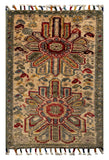 26178 -  Hand-knotted Contemporary Chobi Ziegler /Modern Carpet/Rug / Size: 2'0" x1'5"