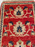 26657 - Chobi Hand-Knotted/Handmade Afghan Tribal/Nomadic Authentic/Size: 2'0" x 1'3"