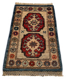 26666 -  Hand-knotted Contemporary Chobi Ziegler /Modern Carpet/Rug / Size: 2'0" x1'3"