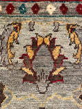 26323-Chobi Ziegler Hand-Knotted/Handmade Afghan Rug/Carpet Modern Authentic/Size: 2'0" x 1'3"