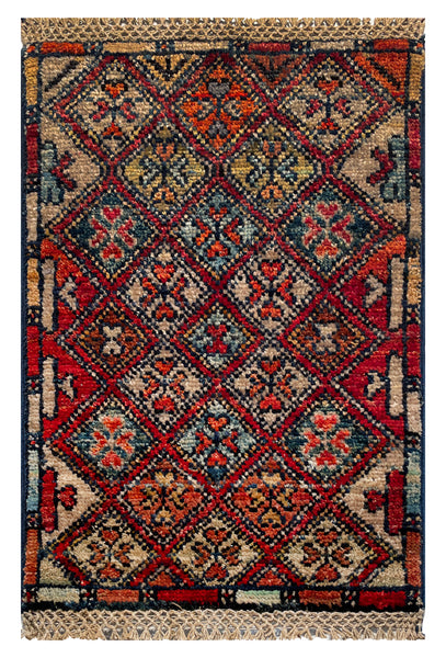 26681 -  Hand-knotted Contemporary Chobi Ziegler /Modern Carpet/Rug / Size: 2'0" x1'3"