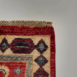 26659 - Chobi Hand-Knotted/Handmade Afghan Tribal/Nomadic Authentic/Size: 2'0" x 1'3"