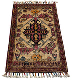 26655 - Chobi Hand-Knotted/Handmade Afghan Tribal/Nomadic Authentic/Size: 2'0" x 1'3"