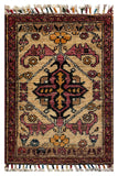 26655 - Chobi Hand-Knotted/Handmade Afghan Tribal/Nomadic Authentic/Size: 2'0" x 1'3"