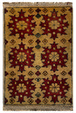 26674 - Hand-knotted Contemporary Chobi Ziegler /Modern Carpet/Rug / Size: 2'0" x 1'3"