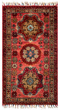 26248 - Hand-knotted Contemporary Chobi Ziegler /Modern Carpet/Rug / Size: 3'2" x 1'7"