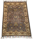 26306-Chobi Ziegler Hand-Knotted/Handmade Afghan Rug/Carpet Modern Authentic/Size: 3'1" x 2'0"