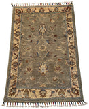 26303-Chobi Ziegler Hand-Knotted/Handmade Afghan Rug/Carpet Modern Authentic/Size: 3'0" x 2'0"