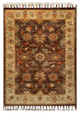 26299-Chobi Ziegler Hand-Knotted/Handmade Afghan Rug/Carpet Modern Authentic/Size: 2'8" x 1'9"