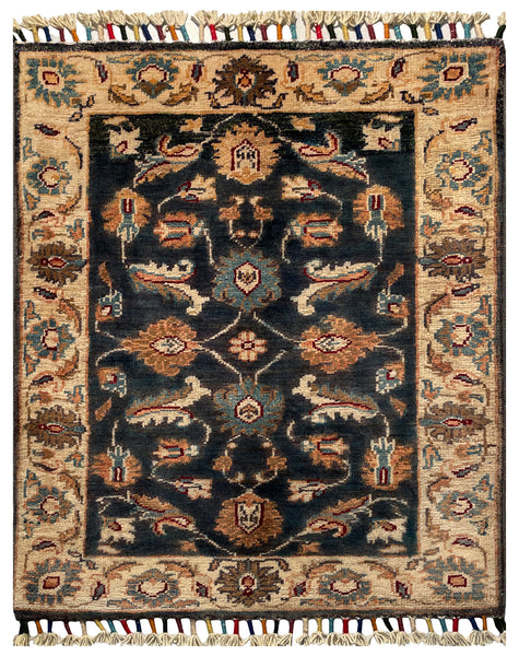 26308-Chobi Ziegler Hand-Knotted/Handmade Afghan Rug/Carpet Modern Authentic/Size: 2'7" x 2'1"