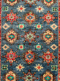 26278-Chobi Ziegler Hand-Knotted/Handmade Afghan Rug/Carpet Modern Authentic/Size: 2'7" x 2'0"