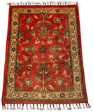 26318-Chobi Ziegler Hand-Knotted/Handmade Afghan Rug/Carpet Modern Authentic/Size: 2'7" x 2'0"