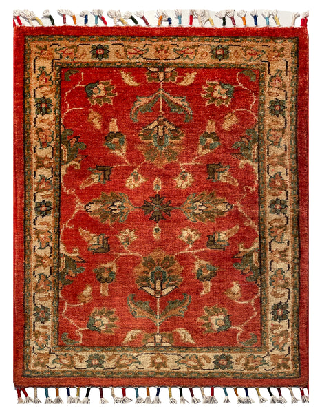 26318-Chobi Ziegler Hand-Knotted/Handmade Afghan Rug/Carpet Modern Authentic/Size: 2'7" x 2'0"