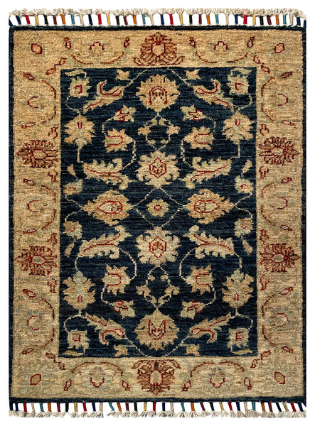 26311-Chobi Ziegler Hand-Knotted/Handmade Afghan Rug/Carpet Modern Authentic/Size: 2'9" x 2'1"