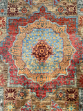 26288-Chobi Ziegler Hand-Knotted/Handmade Afghan Rug/Carpet Modern Authentic/Size: 2'9" x 2'1"