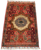 26290-Chobi Ziegler Hand-Knotted/Handmade Afghan Rug/Carpet Modern Authentic/Size: 3'0" x 2'1"