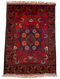 26586 - Khal Mohammad Afghan Hand-Knotted Authentic/Traditional/Rug/Size: 2'0" x 1'3"