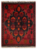 26390- Khal Mohammad Afghan Hand-Knotted Authentic/Traditional/Rug/Size: 1'9" x 1'4"