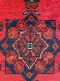 26421 - Khal Mohammad Afghan Hand-Knotted Authentic/Traditional/Rug/Size: 2'0" x 1'4"