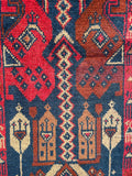 26392- Khal Mohammad Afghan Hand-Knotted Authentic/Traditional/Rug/Size: 2'0" x 1'4"