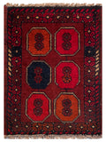 26416 - Khal Mohammad Afghan Hand-Knotted Authentic/Traditional/Rug/Size: 2'0" x 1'3"