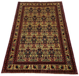 26869- Shiraz Persian Hand-weaved Antique Authentic/Traditional Nomadic/Tribal / Size: 5'0" x 3'4"