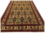 26869- Shiraz Persian Hand-weaved Antique Authentic/Traditional Nomadic/Tribal / Size: 5'0" x 3'4"