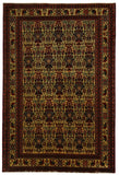 26869- Shiraz Persian Hand-weaved Antique Authentic/Traditional Nomadic/Tribal / Size: 5'0" x 3'4"