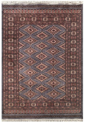 25104- Jaldar Hand-knotted/Handmade Pakistani Rug/Carpet Traditional Authentic/Size/: 6'0" x 4'1"