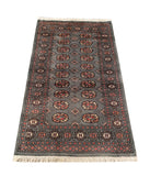 25302-Bokhara Hand-Knotted/Handmade Pakistani Rug/Carpet Tribal/Nomadic Authentic/ Size: 5'3" x 3'1"