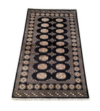 25210-Bokhara Hand-Knotted/Handmade Pakistani Rug/Carpet Tribal/Nomadic Authentic/ Size: 5'3" x 3'1"