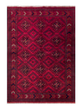 25387- Khal Mohammad Afghan Hand-Knotted Authentic/Traditional/Carpet/Rug/ Size: 6'2" x 4'2"