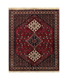 20572-Yalameh Hand-Knotted/Handmade Persian Rug/Carpet Tribal/Nomadic Authentic/ Size: 6'4" x 5'0"