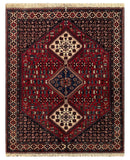 20572-Yalameh Hand-Knotted/Handmade Persian Rug/Carpet Tribal/Nomadic Authentic/ Size: 6'4" x 5'0"