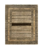 21746-Chobi Ziegler Hand-Knotted/Handmade Afghan Rug/Carpet Modern Authentic/Size: 9'6" x 8'0"