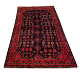 25653-Hamadan Hand-Knotted/Handmade Persian Rug/Carpet Traditional Authentic/ Size: 6'10" x 3'11"