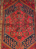 25448-Hamadan Hand-Knotted/Handmade Persian Rug/Carpet Traditional Authentic/ Size: 6'9" x 4'4"