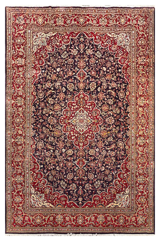 25793-Kashan Hand-Knotted/Handmade Persian Rug/Carpet Traditional/Authentic/Size: 12'10" x 8'2"