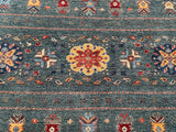 25213- Royal Chobi Ziegler Afghan Hand-Knotted Contemporary/Traditional/Size: 9'5" x 8'4"