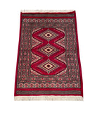 25091- Jaldar Hand-knotted/Handmade Pakistani Rug/Carpet Traditional Authentic/Size: 2'11" x 2'1"