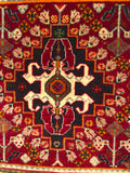 23879-Ghashgai Hand-Knotted/Handmade Persian Rug/Carpet/ Tribal/ Nomadic/Authentic/ Size: 1'11" x 2'0"
