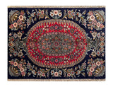 24143 - Kashan Handmade/Hand-Knotted Persian Rug/Traditional/Carpet Authentic/ Size: 3'4" x 2'4"