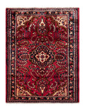 24372-Hamadan Hand-Knotted/Handmade Persian Rug/Carpet Tribal Authentic/ Size: 4'10" x 3'5"