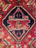 24427-Ghashgai Hand-Knotted/Handmade Persian Rug/Carpet Tribal / Nomadic Authentic/Size: 1'9" x 1'9"