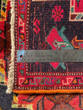 24466-Ghashgai Hand-Knotted/Handmade Persian Rug/Carpet Tribal/ Nomadic Authentic/Size: 2'0" x 2'0"