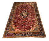 24326 - Sarough Handmade/Hand-Knotted Persian Rug/Traditional/Carpet Authentic/Size: 6'11" x 4'3"