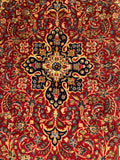 24326 - Sarough Handmade/Hand-Knotted Persian Rug/Traditional/Carpet Authentic/Size: 6'11" x 4'3"